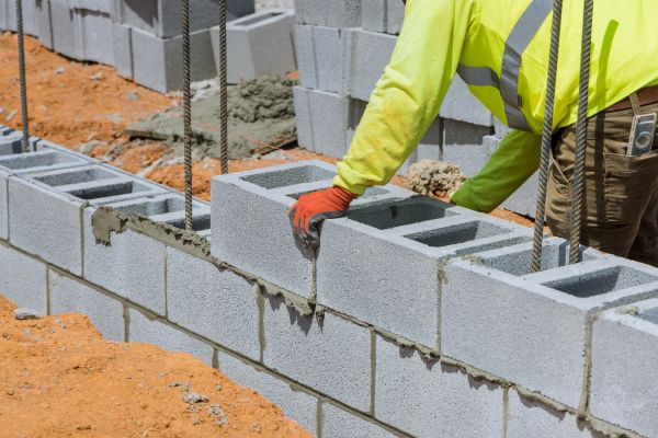 Concrete Blocks Installation in Buford