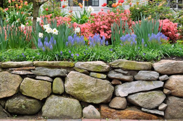 Stone Wall Hardscaping in Buford