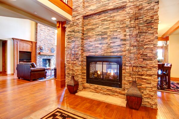 Stone Hearth Installation in Buford